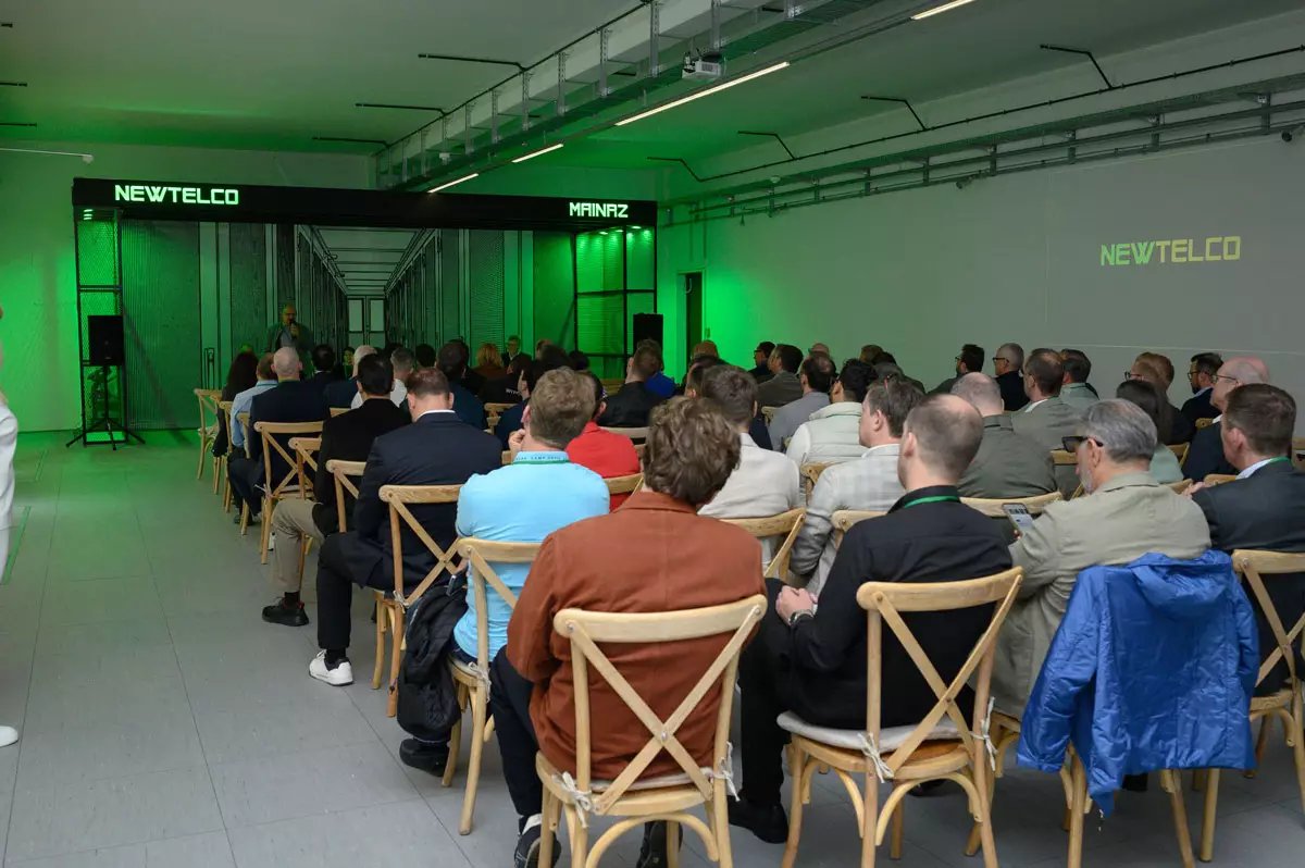 A reception and an exciting tour of their new data center.